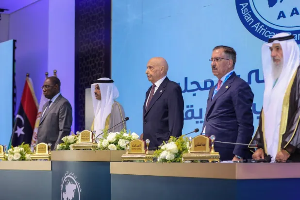 عقيلة صالح يدعو البرلمانات الأفرو – آسيوية لمواجهة التحديات العالمية المتسارعة