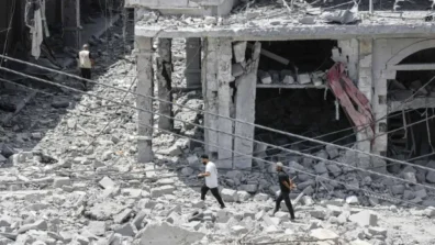 في مدينة النبطية… لبنانيون يتحسرون على منازلهم وأرزاقهم