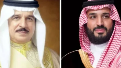 ولي العهد السعودي وملك البحرين يستعرضان المستجدات الإقليمية