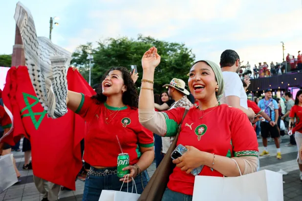 مشجعو المغرب فخورون بكونهم بين نخبة المونديال