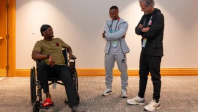 زيارة قطرية للكندي «المصاب» إسماعيل كونيه