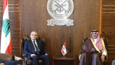 منسى استقبل السفير السعودي في زيارة تعارف وتأكيد متانة العلاقات