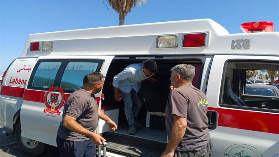 الدفاع المدني يُخلي 41 شخصاً من جبشيت وعبا والقصيبة وينقلهم إلى صيدا