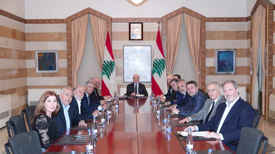 الحجار بحث مع وفد من نواب بيروت في شؤون العاصمة الإدارية والمالية