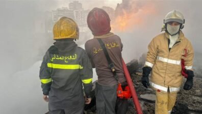 عناصر الدفاع المدنيّ سيطرت على الحريق الكبير الذي اندلع في مستودعات "أوجيرو"