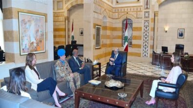 سلام استقبل ريزا وقائد اليونيفيل وأكد الحاجة إلى وجود قوة أممية في الجنوب