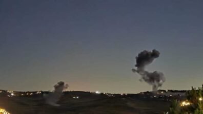 مشاهد من الغارة التي إستهدفت بلدة بيت ياحون