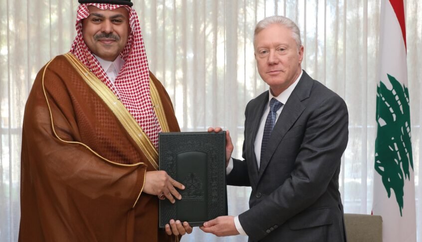 رجي يستقبل السفير السعودي الجديد