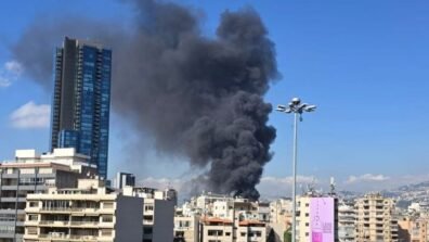 بالفيديو… إندلاع حريق كبير في الدكوانة