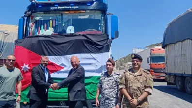 الأردن يواصل دعمه الإغاثي للبنان بقافلة جديدة