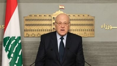 ميقاتي دعا للتمسك بثوابت الحل مؤكدا ضرورة وقف النار والانسحاب الإسرائيلي